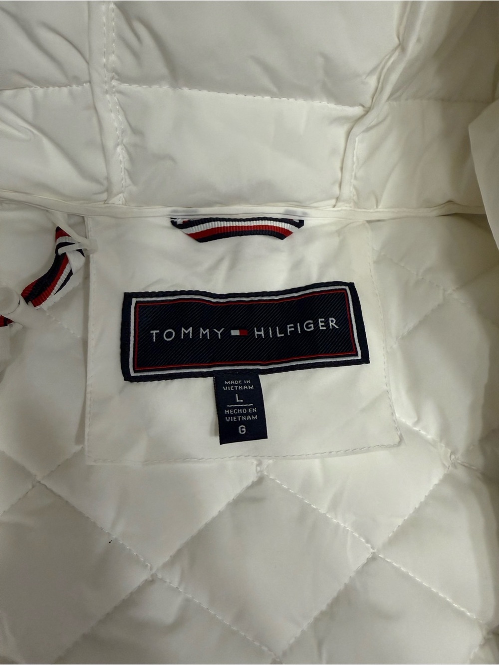 NWT Women’s Tommy Hilfiger Hooded Zip Front Packable Jacket size Large - Picture 4 of 9